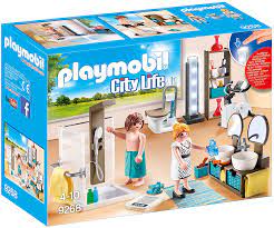 Playmobil wippe basteln, spielplatzerweiterung von playmo city der familie mathes. Playmobil City Life 9268 Badezimmer Mit Lichteffekten Ab 4 Jahren Amazon De Spielzeug