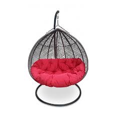 Hanging lounger beds and swings are ideal for outdoor spaces such as porches or poolside. Valencia Double Hanging Chair Bare Outdoors