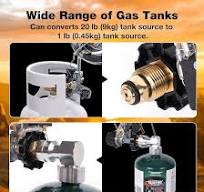 4-Pack 16oz Propane Cylinders - DOT Certified Refillable Camping Fuel Tanks