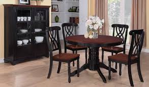 Addison Black Cherry Dining Room Set Cherry Dining Room Sets Round Dining Room Sets Black Wood Dining Table