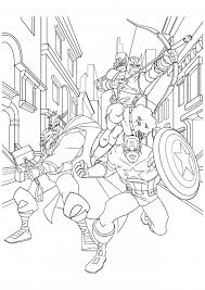 If your kids love the avengers, this collection will really make your kids happy and excited! Thor Captain America And Hawkeye Coloring Pages Avengers Earth S Greatest Heroes Coloring Pages Colorings Cc