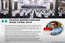 Pengisian data dan set fingerprint di bkd. Kanwil Kemenkumham Sumut Gelar Penyerahan Sk Cpns Tahun 2019