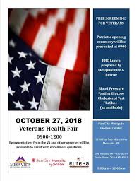 I'd share it with everyone. Veterans Health Fair Novatio