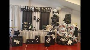 Decoracion Cumpleanos Para Hombre Tematica Domino Celebracion Cumpleanos Fiesta Domino Youtube
