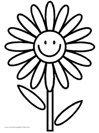 Shapes, animals, fruits, vegetables, cars, alphabet. Simple Flower Color Page Flower Coloring Sheets Flower Coloring Pages Cool Coloring Pages