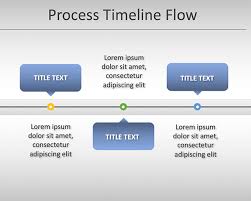 Free Simple Process Timeline Chart Template For Powerpoint