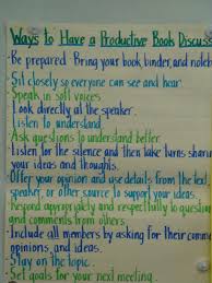 Productive Book Talk Classroom Anchor Charts Reading Anchor Charts Ela Anchor Charts