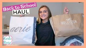 Join for free log in my subscriptions videos i like. Huge Back To School Shopping Haul Hollister Pink Forever 21 Abercrombie More Youtube