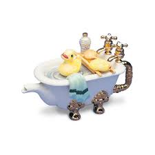 Super Cute Duckie Bathing Teapot Perfect For Duck Themed Baby Showers Tea Pots Novelty Teapots Ceramic Teapots