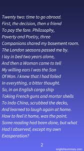 Background Casually Poem Stanza 1 Nissim Ezekiel Poems Poetry Background