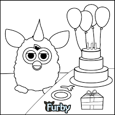 Going Outside The Lines Is No Problem For Furby Coloring Pages Furby Coloring Pages For Kids