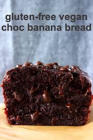 Gluten Free Vegan Chocolate Banana Bread In 2020 Gluten Free Vegan Chocolate Banana Bread Dairy Free Banana Bread Chocolate Banana Bread