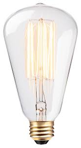 1, 2018, the humble everyday incandescent light bulb will reach a milestone in its long and steady fade into our collective memory. 60w Vintage Edison S Type Clear Glass Dimmable Incandescent Light Bulb Traditional Incandescent Bulbs By Globe Electric Houzz