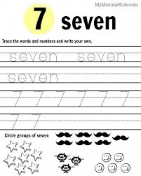 Free Printable Number Worksheets 1 9 My Mommy Style Free Printable Numbers Number Worksheets Printable Numbers