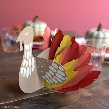 Sign up for my newsletter. Paper Turkey Table Decor Lia Griffith