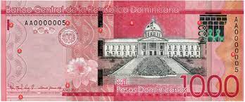 El Banco Central De La Republica Dominicana Emitio Un Billete De 1 000 Pesos Con El Nuevo Logo Cronica Numismatica