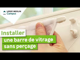 Baguette d'angle enduit leroy merlin. Comment Installer Une Barre De Vitrage Sans Percage Leroy Merlin Youtube