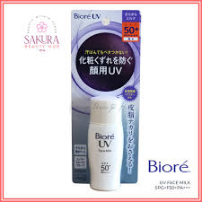 Biore uv sunscreens reformulated and repackaged! Biore Uv Face Milk Spf 50 Pa 30ml Shopee Philippines