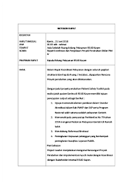 Ingin tahu seperti apa contoh notulen rapat yang benar serta bagaimana cara membuatnya? Form Notulen Rapat