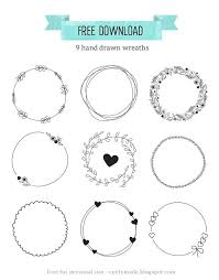 Vintage retro mermaid ink hand drawn vector. Free Download Hand Drawn Wreaths Wreath Drawing How To Draw Hands Free Downloadable Prints
