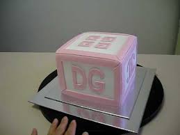You can make them in any size, combination or color, all you have to do is to follow these simple steps and create one for your own. Fashion Logo Block Cake Baby Shower Cake Youtube