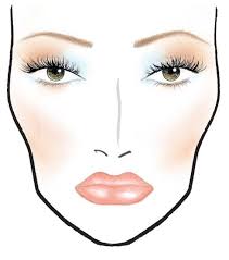 Face Chart Bridal Makeup In 2019 Makeup Face Charts