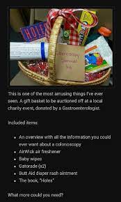 Colonoscopy Kit Charity Event Colonoscopy Picnic Basket