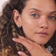 Solid Gold Huggies, Diamond Small Huggies, Dainty 14k Gold Hoop Earrings,  Diamond Hoops, Bezel Setting, White, Rose, Yellow Gold, Susie