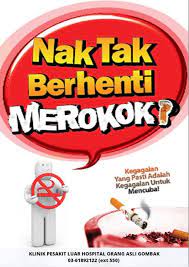 Berhenti merokok seketika jika dirasa susah, bisa dengan mengurangi jumlah batang rokok perhari loh, asal konsisten berkurangnya ya. Perkhidmatan Klinik Berhenti Merokok Di Unit Pesakit Luar Hospital Orang Asli Gombak Bermula Februari 2021 Laman Web Rasmi Jabatan Kemajuan Orang Asli