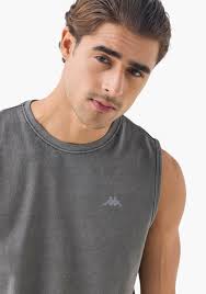 Kappa Tank Top Crew Neck KAPPA4BASKET DANCO Active Jerseys Tank Man  RED-WHITE