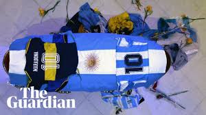 In argentina, maradona's death sets off a vivid display of public grief. Tens Of Thousands Of Argentinians Farewell Diego Maradona Youtube