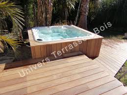 Terrasse Et Spa A La Colle Sur Loup 06 En Bois Exotique Cumaru Terrasse Bois Terrasse Terrasse Bois Sur Pilotis