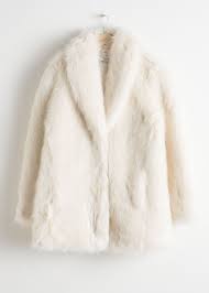 Black And White Faux Fur Coat Faux Fur Coat White Faux Fur Coat White Fur Coat Faux Fur Coat