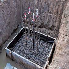The concrete slabs will be left exposed on the exterior and complemented by retaining walls and a chimney breast produced from close by purbeck stone. Reinforcement Of Round Columns Reinforcement Of Columns