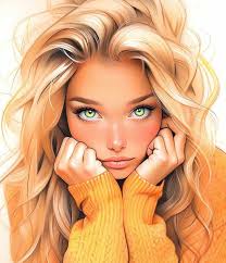 400 Beautiful girl drawing ideas