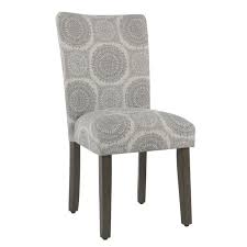 Maybe you would like to learn more about one of these? Saltoro Sherpi Medallion Pattern Fabric Upholstered Parsons Chair With Wooden Legs Gray And Brown Set Of Two Walmart Com Walmart Com