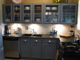 Wonderful Simple Modern Gray Kitchen Cabinet Design Come With Gray Varnished Wood Metal Kitchen Cabinets Mobile Home Kitchen Cabinets Refacing Kitchen Cabinets