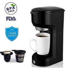 Black And Decker One Cup Coffee Maker Pro Single Serve Pod Coffee Maker Single Cup Coffee Brewer 0ne Cup Personal Drip Coffee Maker With Reusab Pod Coffee Makers One Cup Coffee Maker Coffee Brewer