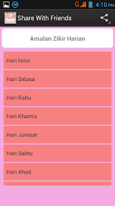 Pu lokman zikir hari rabu. Amalan Zikir Harian Apk Dlya Android Skachat Besplatno Na Droid Informer