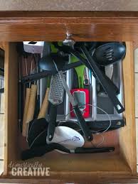 simple kitchen utensil drawer