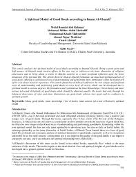 Namun, dirinya memenangkan permasalahn itu. Imam Al Ghazali Research Papers Academia Edu