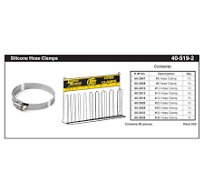 Heavy-Duty Silicone Hose Clamp Assortment (#6 - #36 ...