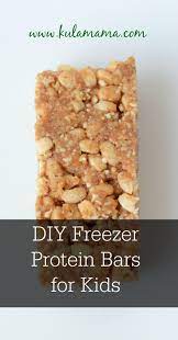 Freezer Protein Bars For Kids Recipe Real Food Snacks Healthy Protein Snacks Food