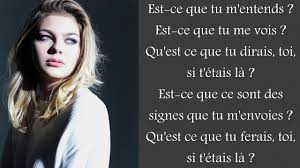 Louane Si T Etais La Lyrics Louane Paroles De Chansons Chanson