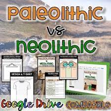 Paleolithic Vs Neolithic Activity Digital And Paper Distance Learning In 2021 Distance Learning Social Studies Projects Neolithic