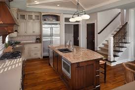 Unfortunately these types of kitchen island designs are not that suitable for adding sinks or appliances unless it is extremely long (which could cause disproportion) and is generally unspectacular, and used more for function than style. Perfect Kitchen Island With Sink Kebreet Room Ideas