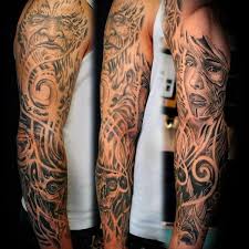 39 Astonishing Tattoo Sleeve Ideas To Look Into Slodive Sleeve Tattoos Memorial Tattoos Biomechanical Tattoo Design