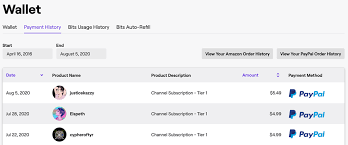 Subscriptions are a monthly recurring product that can be purchased with credit / debit cards, twitch gift cards, paypal, amazon pay and various local payment options, such as paysafecard via xsolla. How To Update Payment Information And View Transaction History