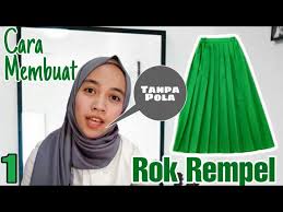 Check spelling or type a new query. Cara Menjahit Rok Rempel Youtube