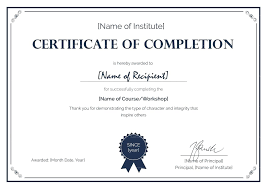 Sample Of Certificate Completion Ojt Letter 2 – home of sproutandsage